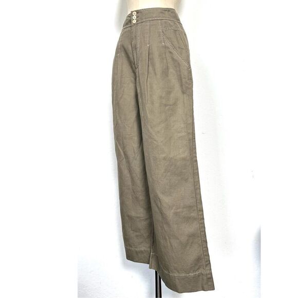 NEW Rebecca Taylor La Vie Women’s 28 Laurel Linen Twill Pant Slacks - Picture 7 of 9